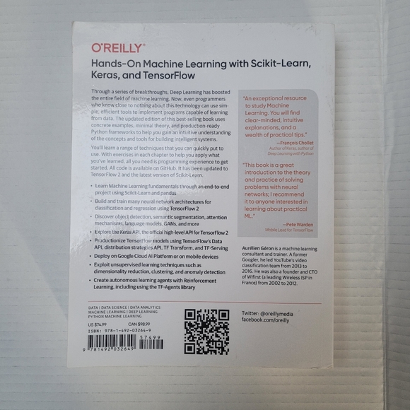 Aurélien GéronHands-On Machine Learning with Scikit-Learn, Keras, and TensorFlow - Picture 3 of 8